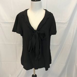 St. John Couture black top with bow size 12 NWT